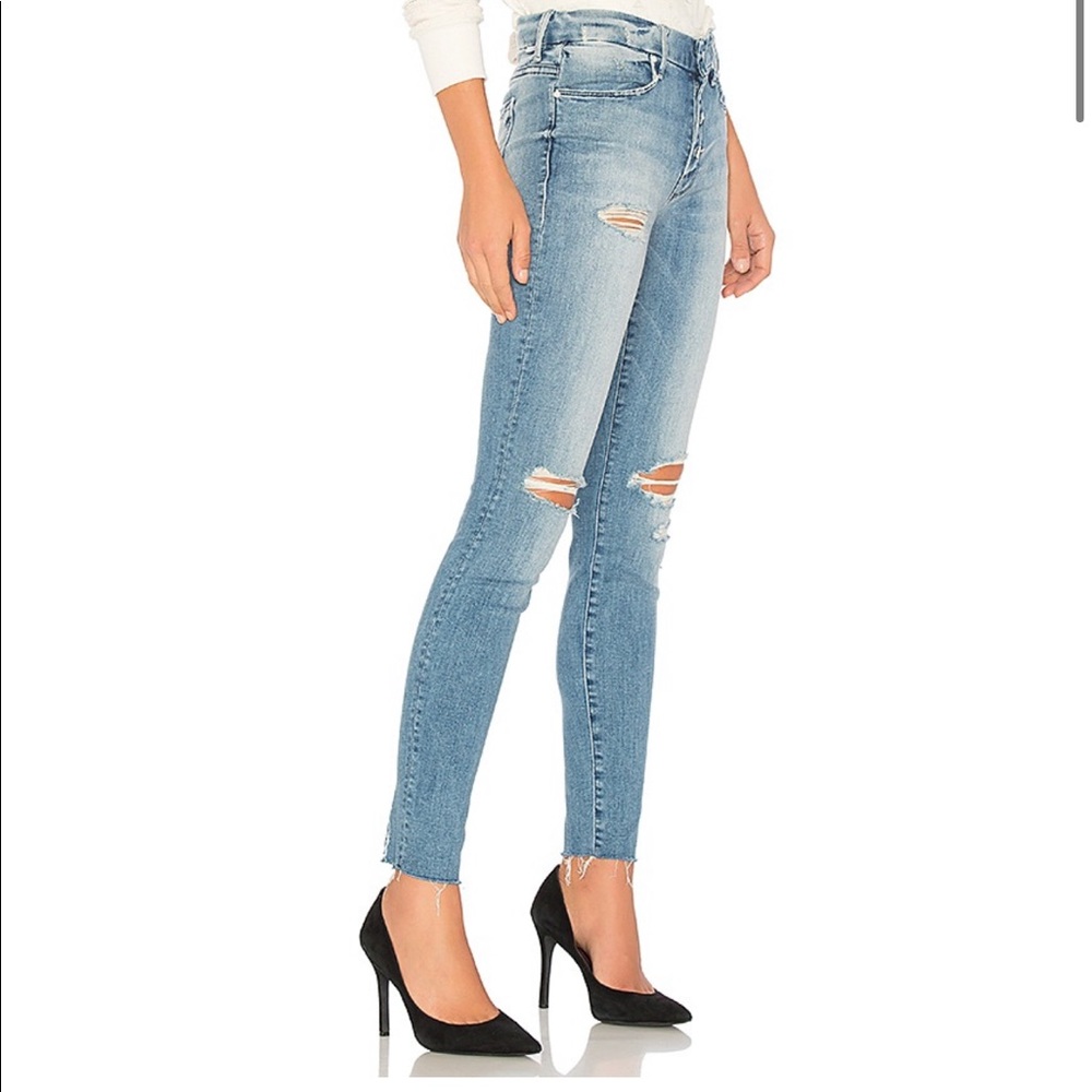 mother the pixie fray jeans